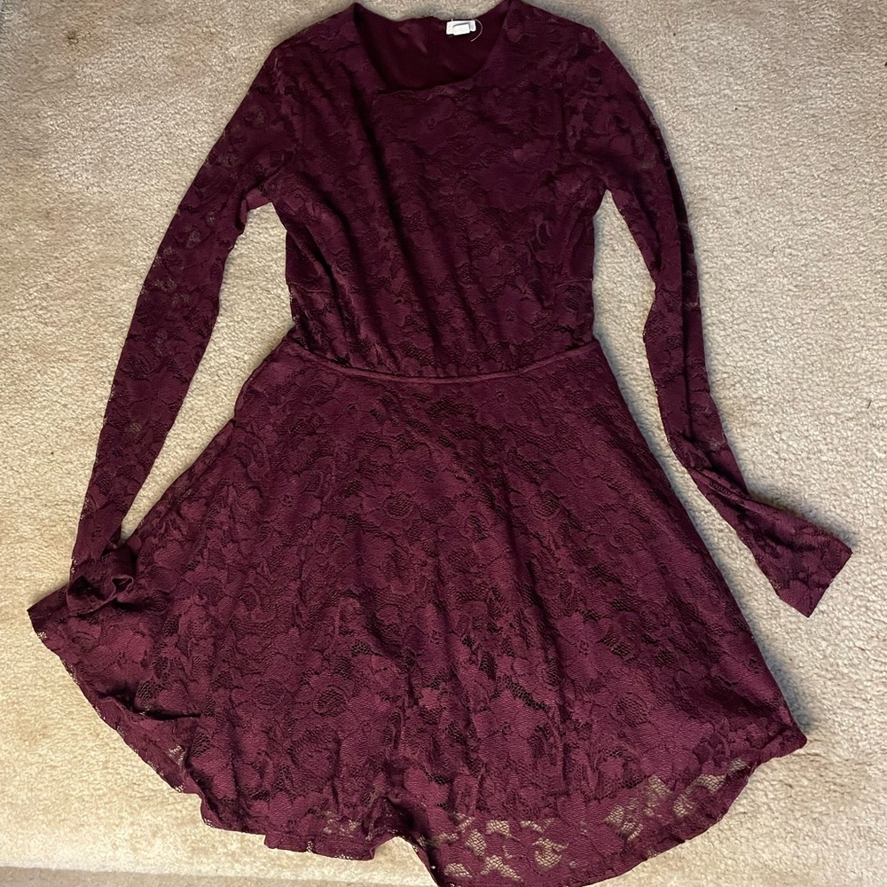 Burgundy Dress - Medium